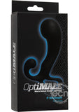 OptiMALE P-Massager Silicone Prostate Massager - Black