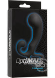OptiMALE P-Massager Silicone Prostate Massager - Slate