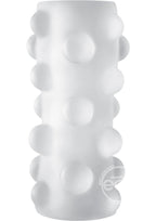 OptiMALE Rollerball Reversible Ultraskyn Masturbator - Frost