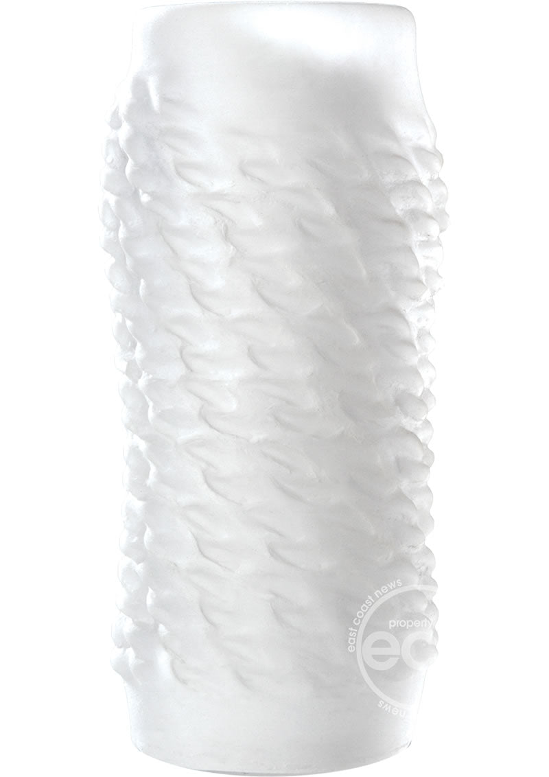 OptiMALE Link Reversible Ultraskyn Masturbator - Frost