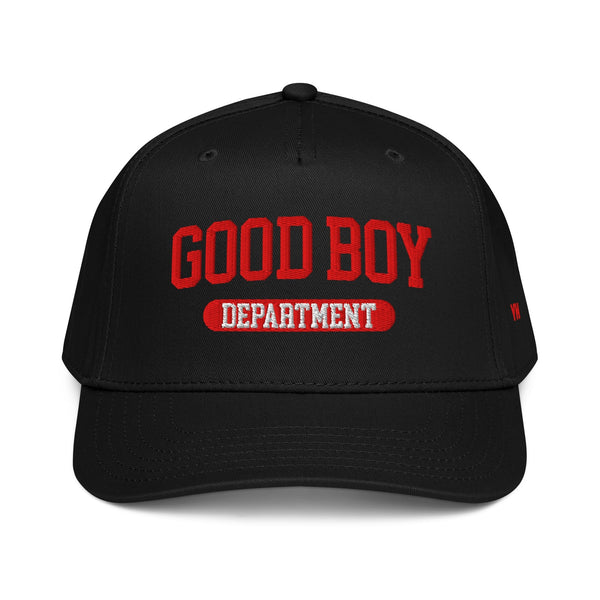 Good Boy Department Snapback by YES HOMO - Black