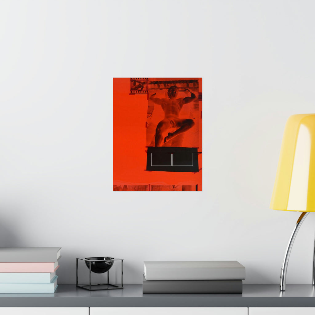 90S VINTAGE GAY PORN TRANSPARENCY Matte Vertical Poster #10