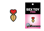 Heart Butt Plug Enamel Pin