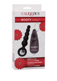 Booty Call Booty Shaker Silicone Vibrating Butt Plug with Wired Remote Control - Black