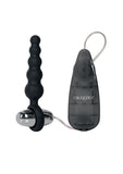 Booty Call Booty Shaker Silicone Vibrating Butt Plug with Wired Remote Control - Black