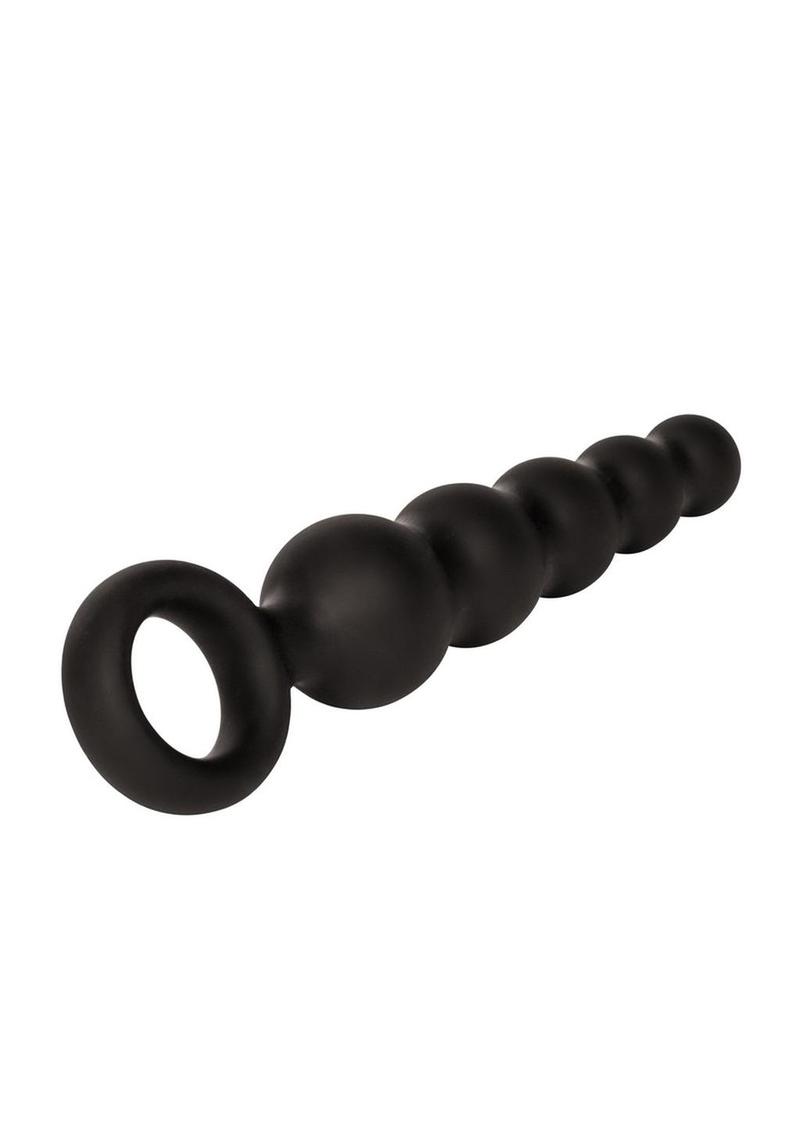 Booty Call Booty Shaker Silicone Vibrating Butt Plug with Wired Remote Control - Black