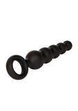 Booty Call Booty Shaker Silicone Vibrating Butt Plug with Wired Remote Control - Black