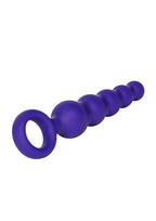 Booty Call Booty Shaker Silicone Vibrating Butt Plug with Wired Remote Control - Purple