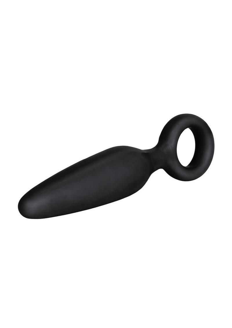 Booty Call Booty Vibro Kit Silicone Vibrating Butt Plug and Anal Beads with Bullet and Wired Remote Control - Black