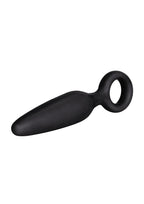 Booty Call Booty Vibro Kit Silicone Vibrating Butt Plug and Anal Beads with Bullet and Wired Remote Control - Black