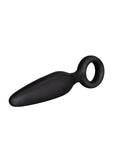 Booty Call Booty Vibro Kit Silicone Vibrating Butt Plug and Anal Beads with Bullet and Wired Remote Control - Black