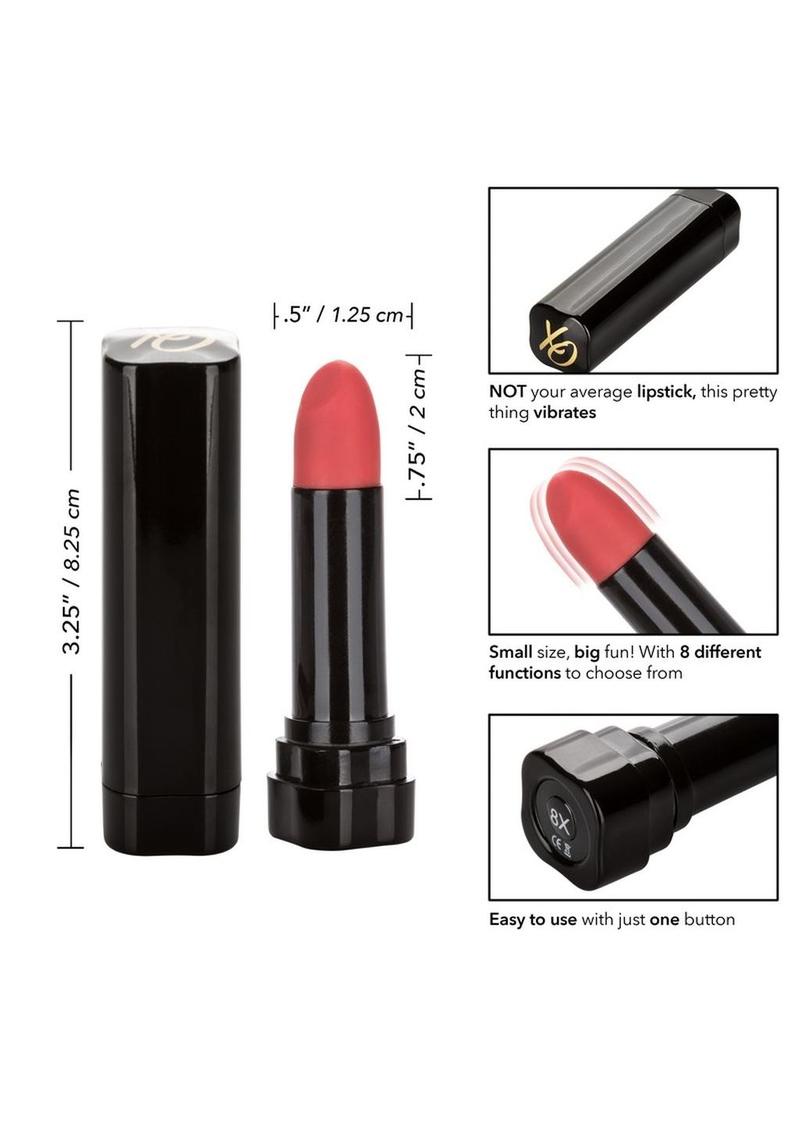 Hide & Play Lipstick Discreet Vibrator 3.25in - Red