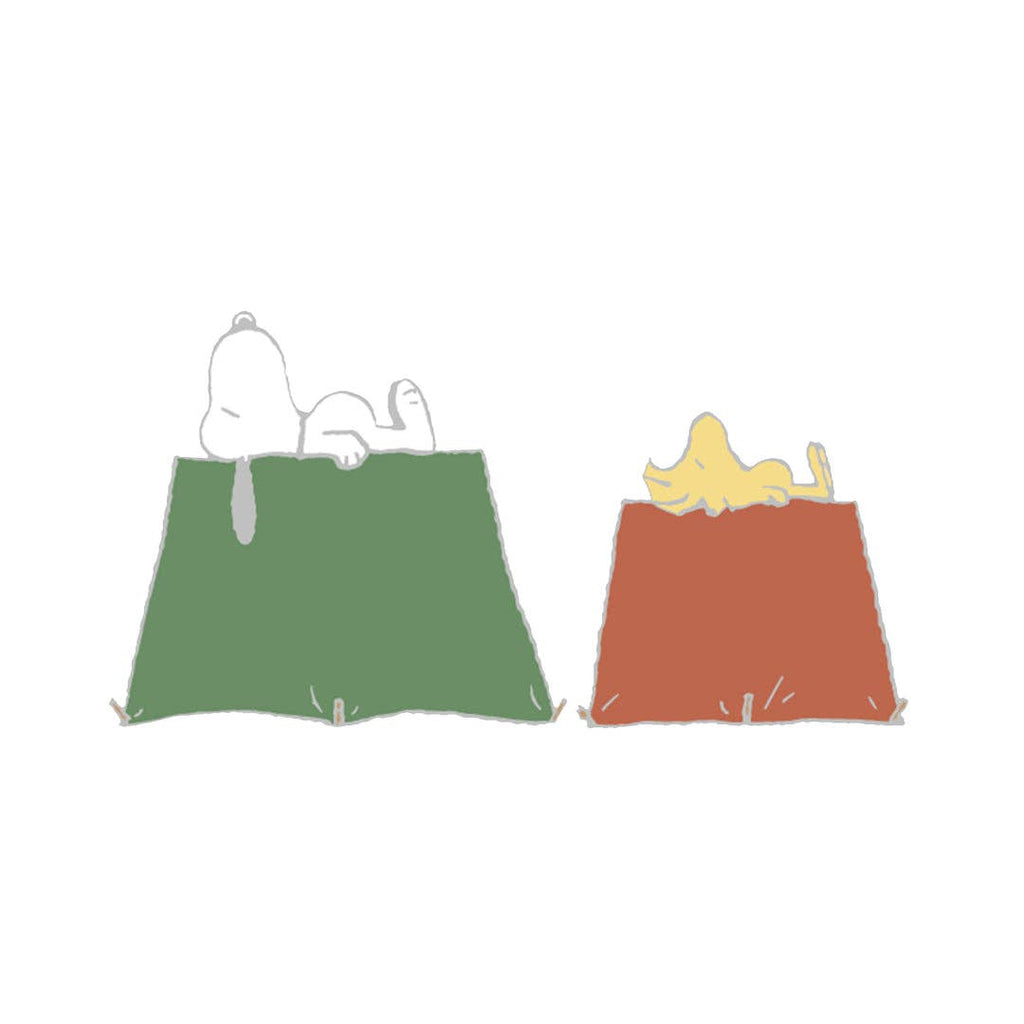 Snoopy & Woodstock Tents Enamel Pin Set