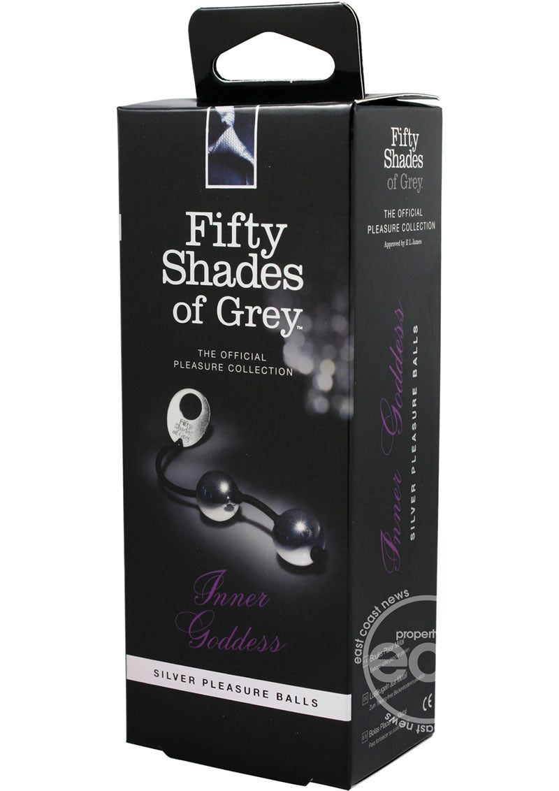 Fifty Shades of Grey Inner Goddess Silver Pleasure Balls - Silver