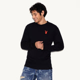 PLAYBOY Repeating Masthead Long Sleeve T-Shirt
