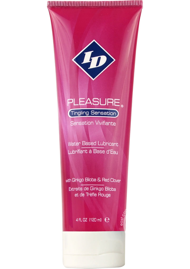 ID Pleasure Water Based Tingling Lubricant 4oz