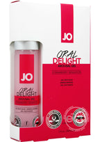 JO Oral Delight Flavored Arousal Gel Strawberry 1oz