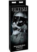 Fetish Fantasy Series Limited Edition Masquerade Mask & Ball Gag Set - Black
