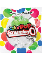 Color Pop Quickie Screaming O Vibrating Ring Silicone Cock Ring - Green