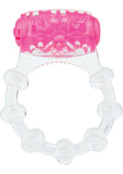 Color Pop Quickie Screaming O Vibrating Ring Silicone Cock Ring - Pink