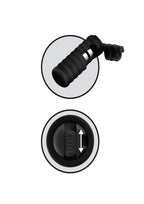 Fetish Fantasy Series Limited Edition Vibrating Silicone Nipple Lassos Black