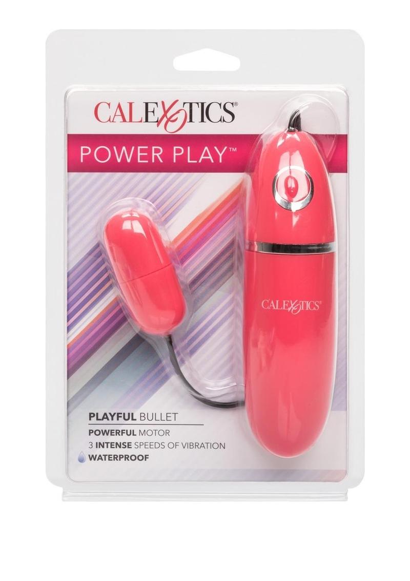 Power Play Playful Bullet with Wired Remote Control - Pink