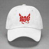 Bad Boy Dad Hat by YES HOMO - White