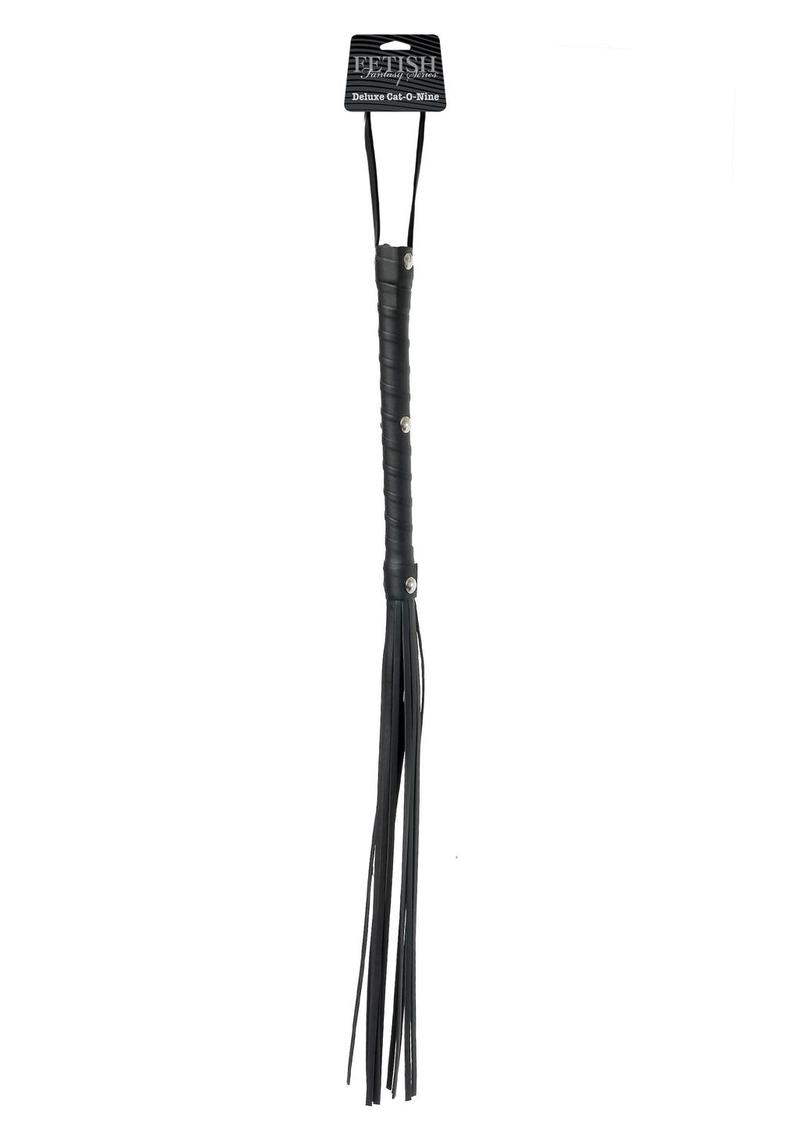 Fetish Fantasy Series Limited Edition Deluxe Cat O' Nine Flogger Black