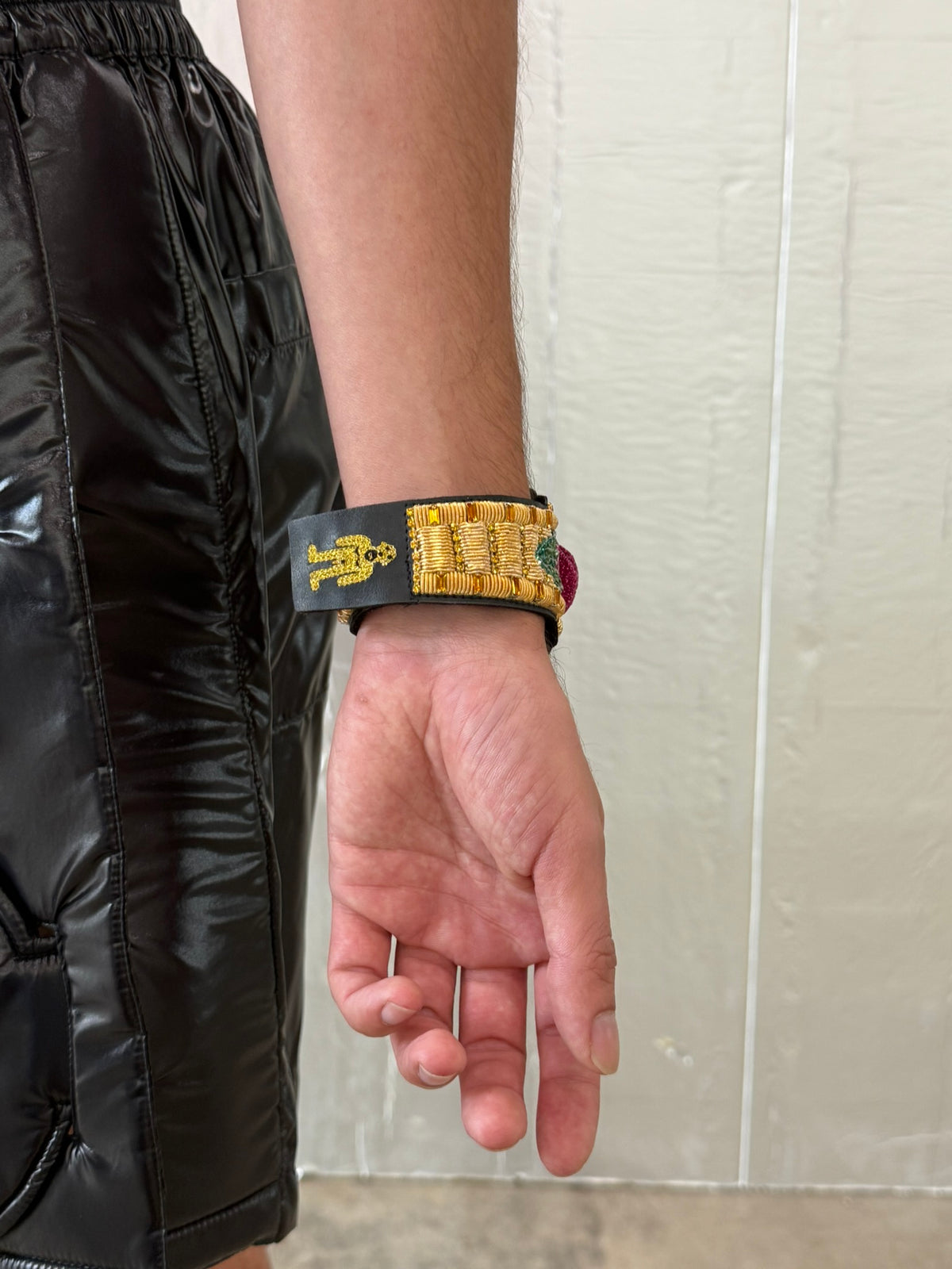 FLOWER POWER WATCH BRACELET by Walter Van Beirendonck