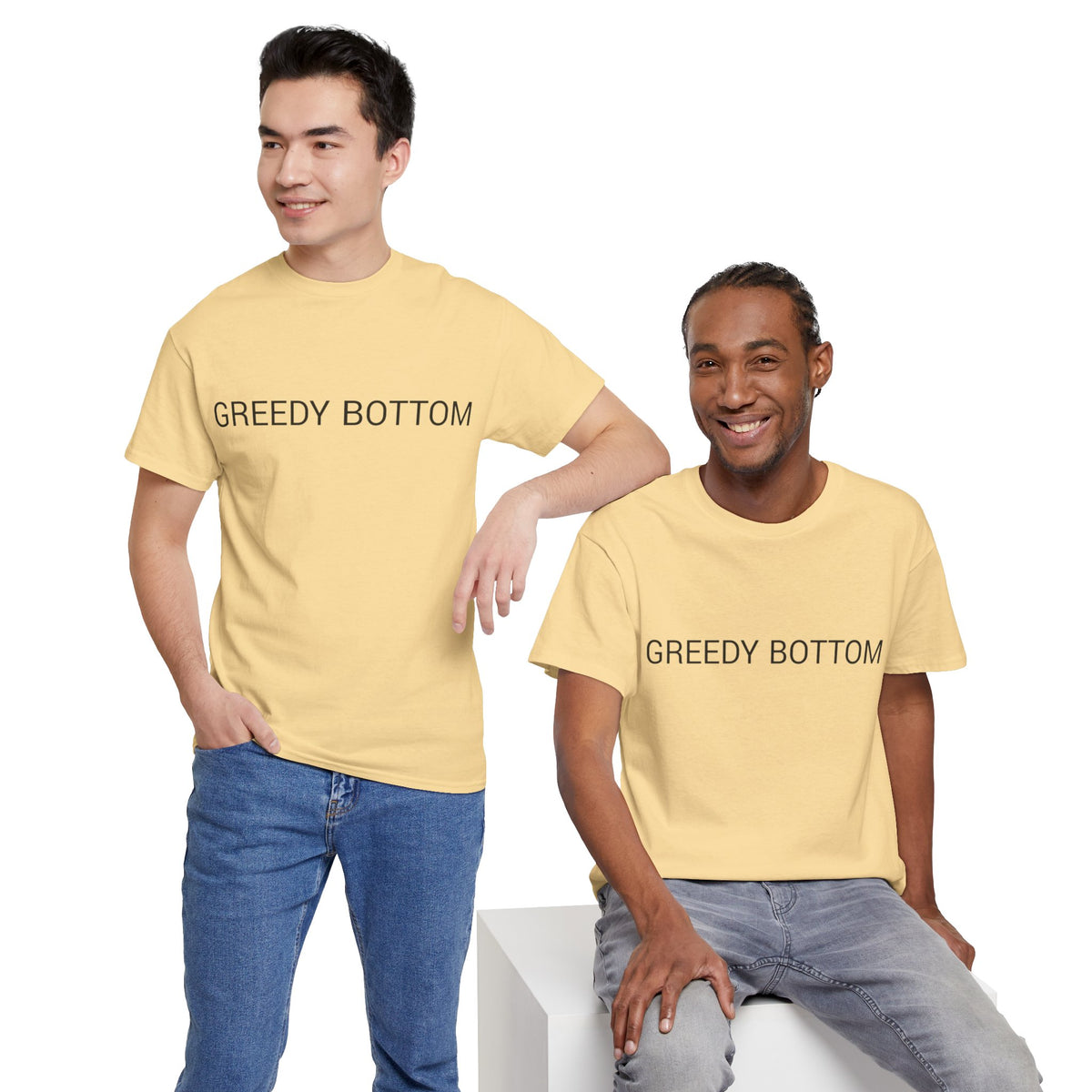 GREEDY BOTTOM TEE BY CULTUREEDIT AVAILABLE IN 13 COLORS
