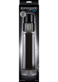 Renegade Powerhouse Rechargeable Penis Pump - Clear/Black