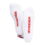 Mounderwear Stripe Athletic Crew Socks Red