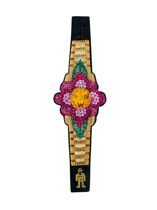 FLOWER POWER WATCH BRACELET by Walter Van Beirendonck