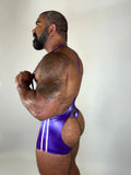 Alfons Dovana Violet Iridescent Thong