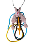 Walter Van Beirendonck Tube Bunny Necklace Light