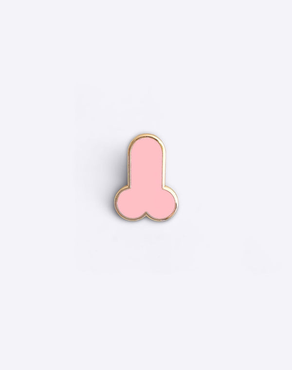 Pink Dick enamel pin by Dicks Don't Lie
