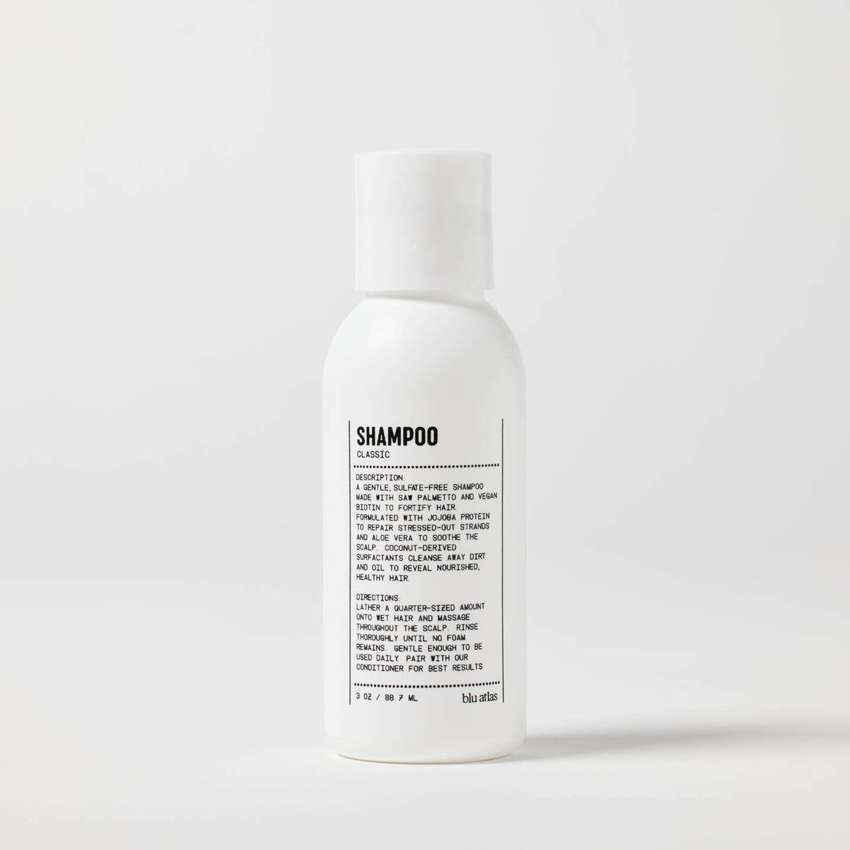 Blu Atlas Natural Shampoo Travel Size - Classic