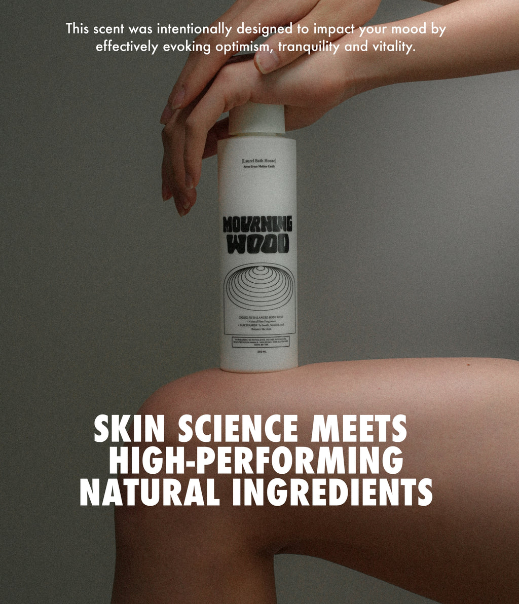 Mourning Wood body wash BY LAUREL BATH HOUSE