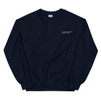 Currently Thinking About Skincare or Death Embroidered Sweatshirt