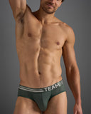 TEAMM8 Racer Mesh Brief - Hunter Green