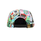 Jean-Michel Basquiat in Italian All-Over Print 5-Panel Cap