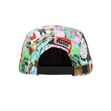 Jean-Michel Basquiat in Italian All-Over Print 5-Panel Cap