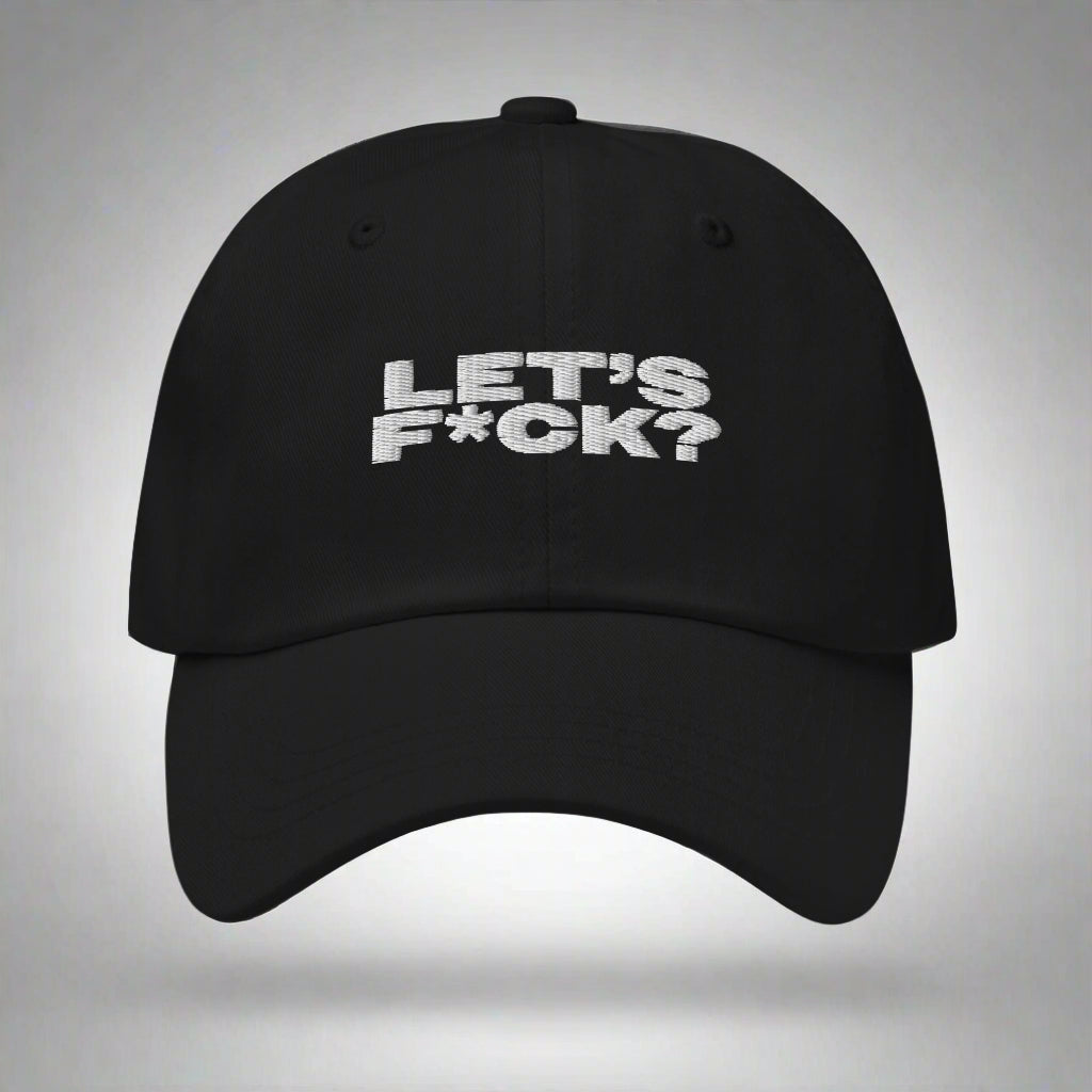 Let's F*Ck Dad Hat by YES HOMO - Black