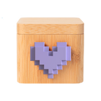 Lovebox Color & Photo - Lilac Pixel Heart