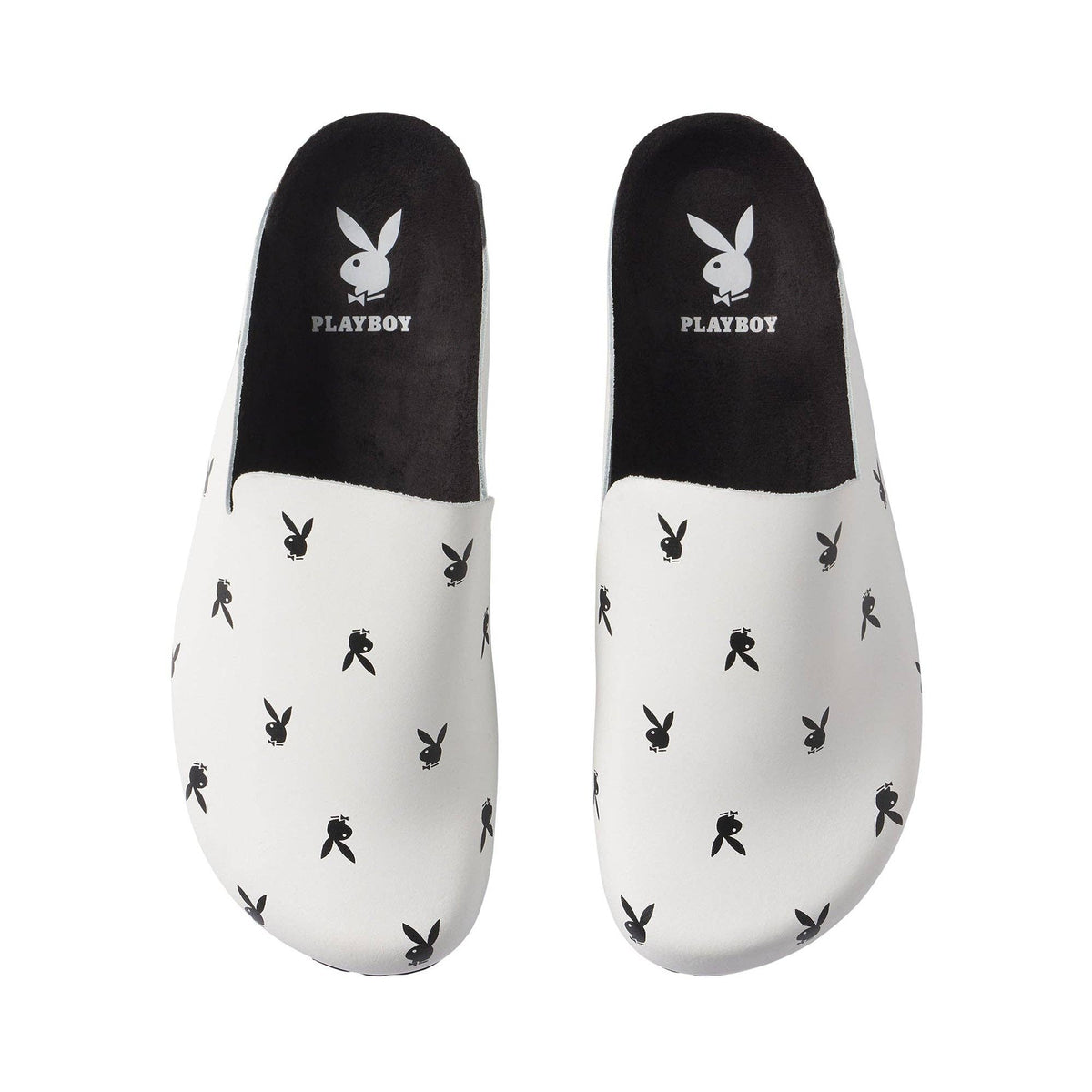 PLAYBOY Leather Slides