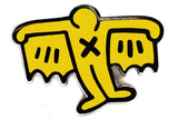 Keith Haring - Bat Demon Pin: Orange