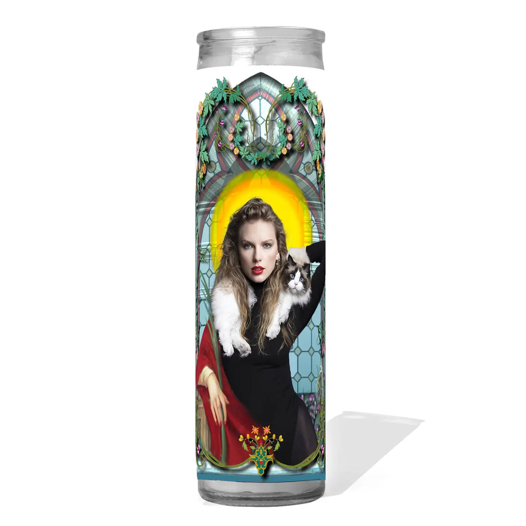 Childless Cat Lady Prayer Candle - Taylor Swift