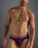 TEAMM8 Racer Mesh Jockstrap - Eggplant