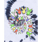 Playboy X Color Bars Spiral Tie-Dye T-Shirt