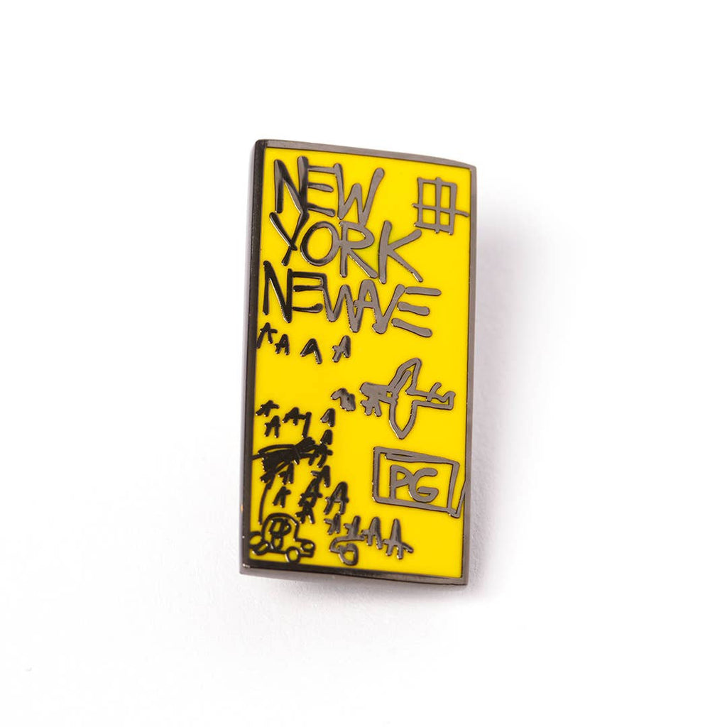 JEAN-MICHEL BASQUIAT - New York New Wave Pin